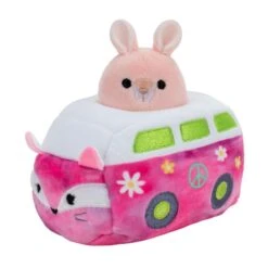 Squishville Plysjbamse M/ Kjøretøy (assortert) -Cuddlebug Selger 10054 12 248198 h62090134