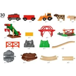 BRIO World Togsett - Bondegård 33984 -Cuddlebug Selger 105112 3 165362 h62090134