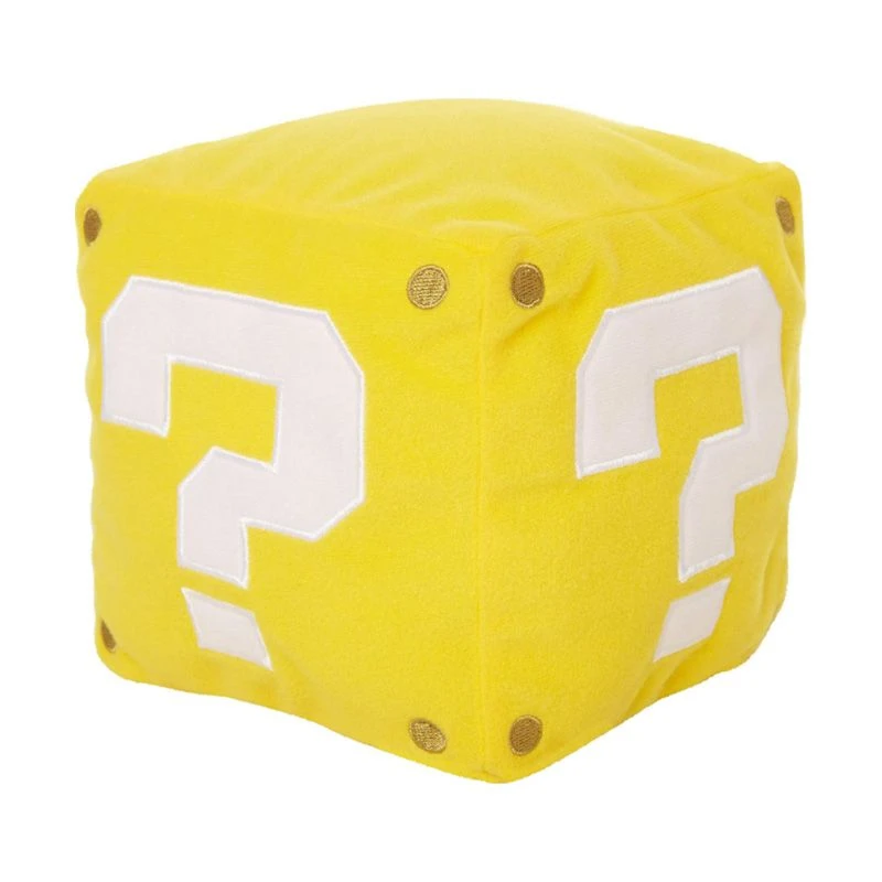 Nintendo Super Mario Plysjbamse 14cm - Question Block Med Lyd 3 Nintendo Super Mario Plysjbamse 14cm - Question Block Med Lyd
