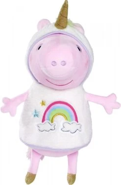 Peppa Gris Plysj 38 Cm - Enhjørningen Peppa