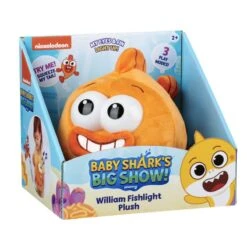 Baby Sharks Big Show - William Plysj Med Lys Og Lyd -Cuddlebug Selger 110335 4 170584 h62090134