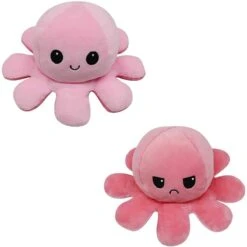 Vendbar Blekksprut - Rosa/Lys Rosa 10x20 Cm