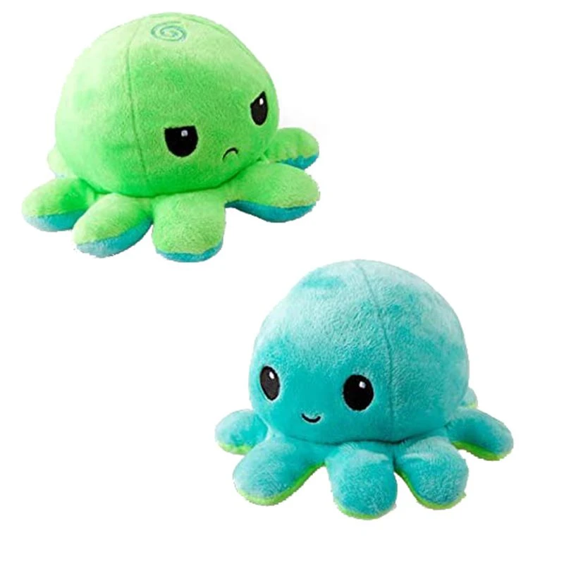 Vendbar Blekksprut - Grønn/Blå 20x40 Cm 4 Vendbar Blekksprut - Grønn/Blå 20x40 Cm - Bilde 2