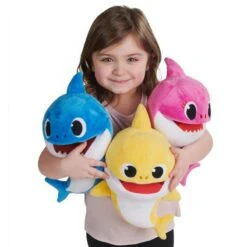 Baby Shark Hånddukke - Baby Shark Gul -Cuddlebug Selger 113127 5 1 240562 h62090134