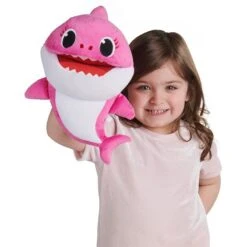 Baby Shark Hånddukke - Mommy Shark Rosa -Cuddlebug Selger 113128 3 240563 h62090134