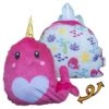 Zipstas 2-i-1 Ryggsekk/Plysjbamse - Rosa Hval -Cuddlebug Selger 113473 240908 h22f8cec8