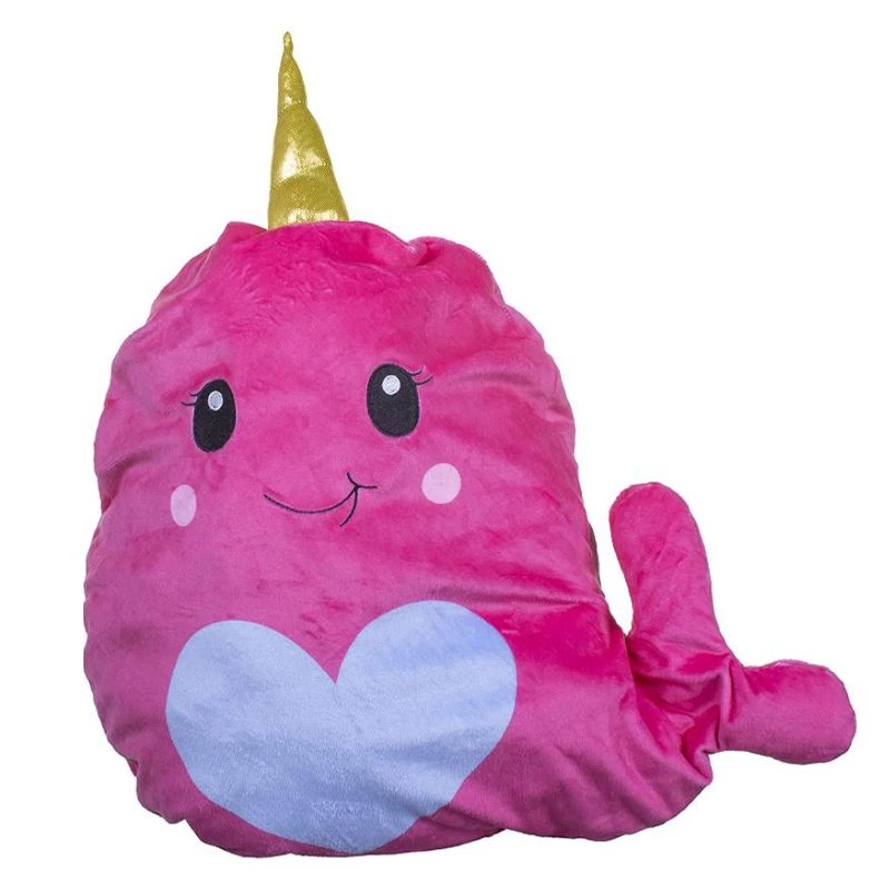 Zipstas 2-i-1 Ryggsekk/Plysjbamse - Rosa Hval 6 Zipstas 2-i-1 Ryggsekk/Plysjbamse - Rosa Hval - Bilde 4