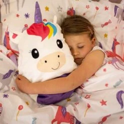 Zipstas 2-i-1 Ryggsekk/Plysjbamse - Enhjørning -Cuddlebug Selger 113474 g 2 240909 h8ccc692a