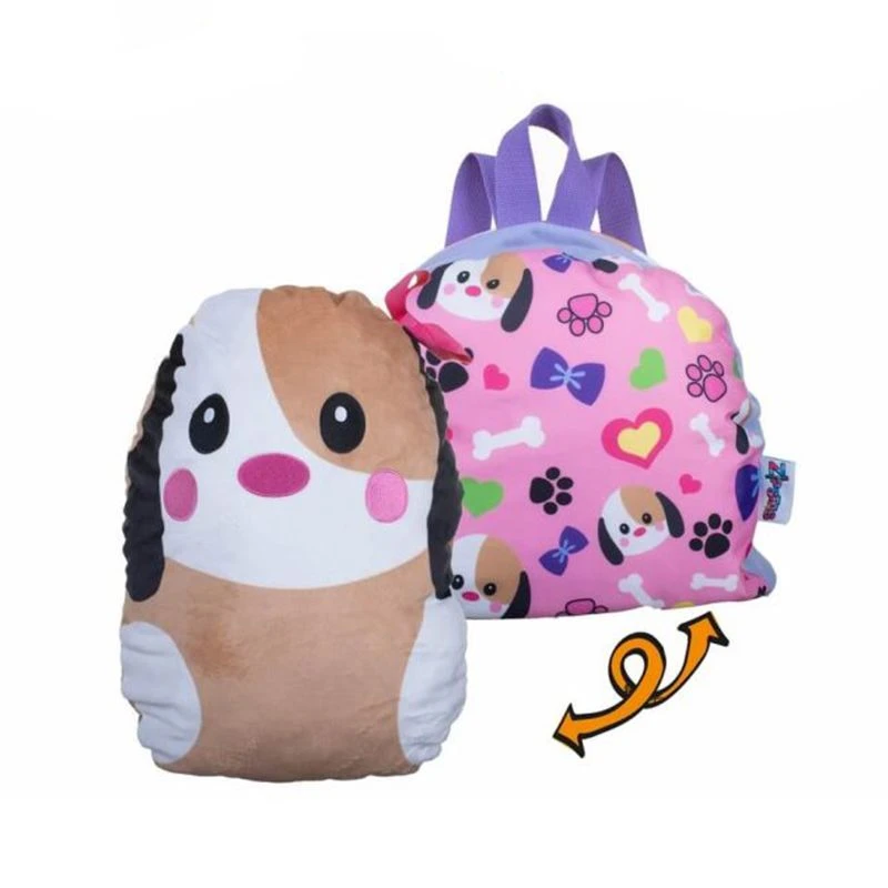 Zipstas 2-i-1 Ryggsekk/Plysjbamse - Hund 4 Zipstas 2-i-1 Ryggsekk/Plysjbamse - Hund - Bilde 2