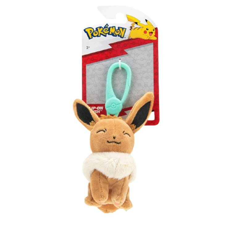 Pokemon Plysj Clip-On - Eevee 4 Pokemon Plysj Clip-On - Eevee - Bilde 2