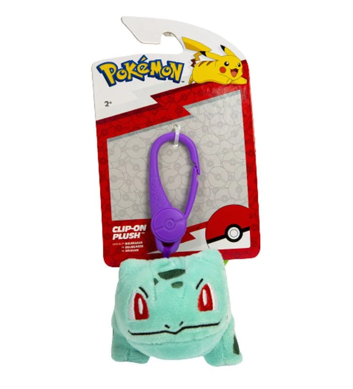 Pokemon Plysj Clip-On - Bulbasaur 5 Pokemon Plysj Clip-On - Bulbasaur - Bilde 3