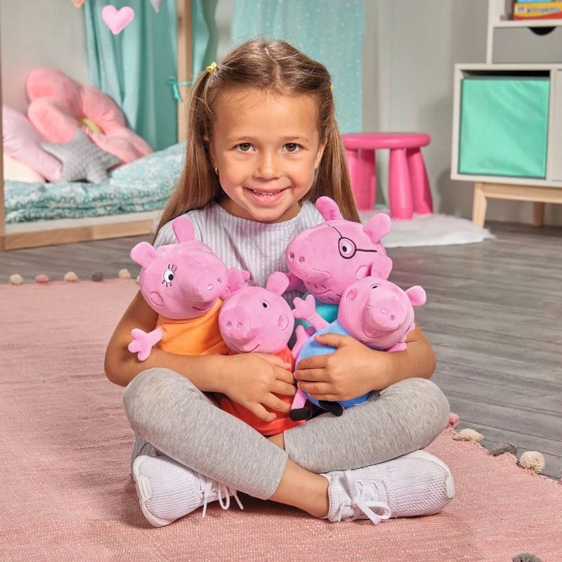 Peppa Gris Plysjbamse 20 Cm - Rød 4 Peppa Gris Plysjbamse 20 Cm - Rød - Bilde 2