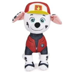PAW Patrol Big Truck Pups Plysjbamse 15 Cm - Marshall