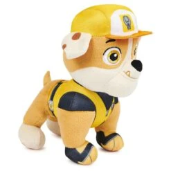PAW Patrol Big Truck Pups Plysjbamse 15 Cm - Rubble -Cuddlebug Selger 118589 2 256274 h62090134