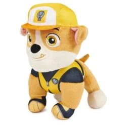 PAW Patrol Big Truck Pups Plysjbamse 15 Cm - Rubble -Cuddlebug Selger 118589 3 256274 h62090134