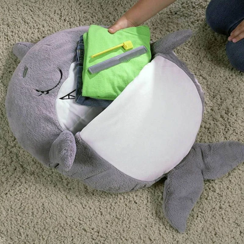 Happy Nappers Sovepose 137cm - Grå Hai 8 Happy Nappers Sovepose 137cm - Grå Hai - Bilde 6