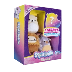 Squishville Plysjbamse 4- Pakning - Mount Squishmore Squad -Cuddlebug Selger 2210077 8 1 259386 h62090134