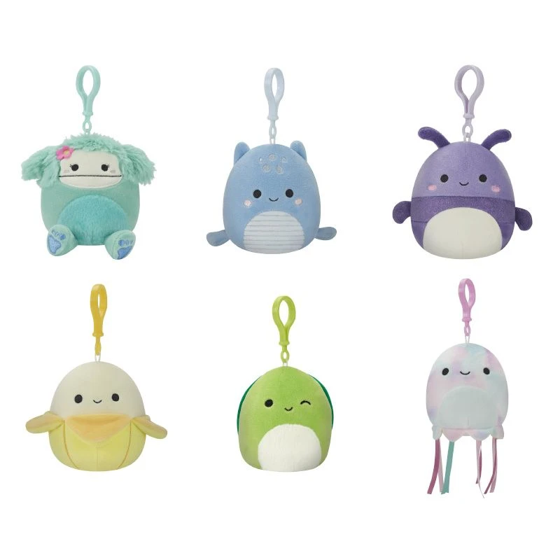 Squishmallows Plysj M/ Clips 9cm - Skilpadden Henry 6 Squishmallows Plysj M/ Clips 9cm - Skilpadden Henry - Bilde 4