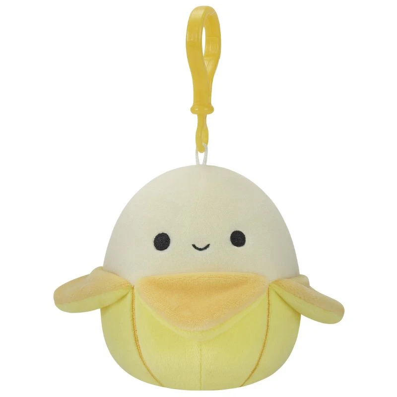 Squishmallows Plysj M/ Clips 9cm - Gul Banan 3 Squishmallows Plysj M/ Clips 9cm - Gul Banan