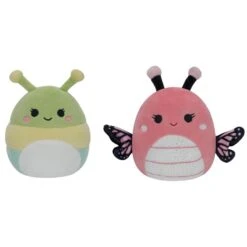 Squishmallows Plysjbamse 13cm - Rutabaga Larven/Andreina Monarken
