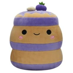 Squishmallows Plysjbamse 19cm - Blåbærpannekaken Paden