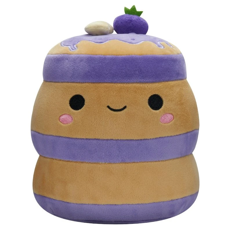Squishmallows Plysjbamse 19cm - Blåbærpannekaken Paden 3 Squishmallows Plysjbamse 19cm - Blåbærpannekaken Paden