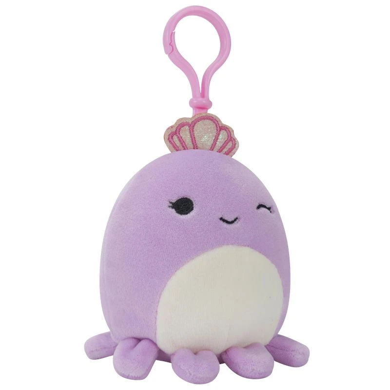 Squishmallows Nøkkelring Plysjbamse 9cm - Den Lilla Blekkspruten Violet 4 Squishmallows Nøkkelring Plysjbamse 9cm - Den Lilla Blekkspruten Violet - Bilde 2