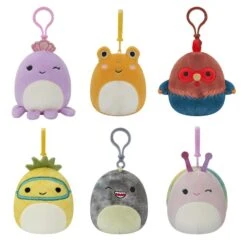 Squishmallows Nøkkelring Plysjbamse 9cm - Den Blunkende Sneglen Silvana -Cuddlebug Selger 230426 112433 123430 5 266397 h4c84114b