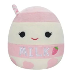 Squishmallows S7 Plysjbamse 13cm - Jordbæret Scarlet Og Melk -Cuddlebug Selger 230426 134503 123415 4 266382 h2982ce06