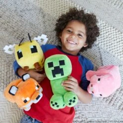 Minecraft Basic Plysjbamse 20cm - Pig-Cochon -Cuddlebug Selger 230508 125817 124742 3 269451 h9d7f18ad