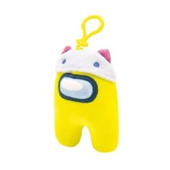 Among Us S3 Clip On Plysjbamse 13cm - Gul