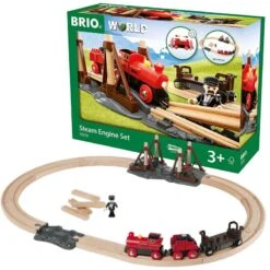 BRIO World Togbane Damplokomotivsett 33030