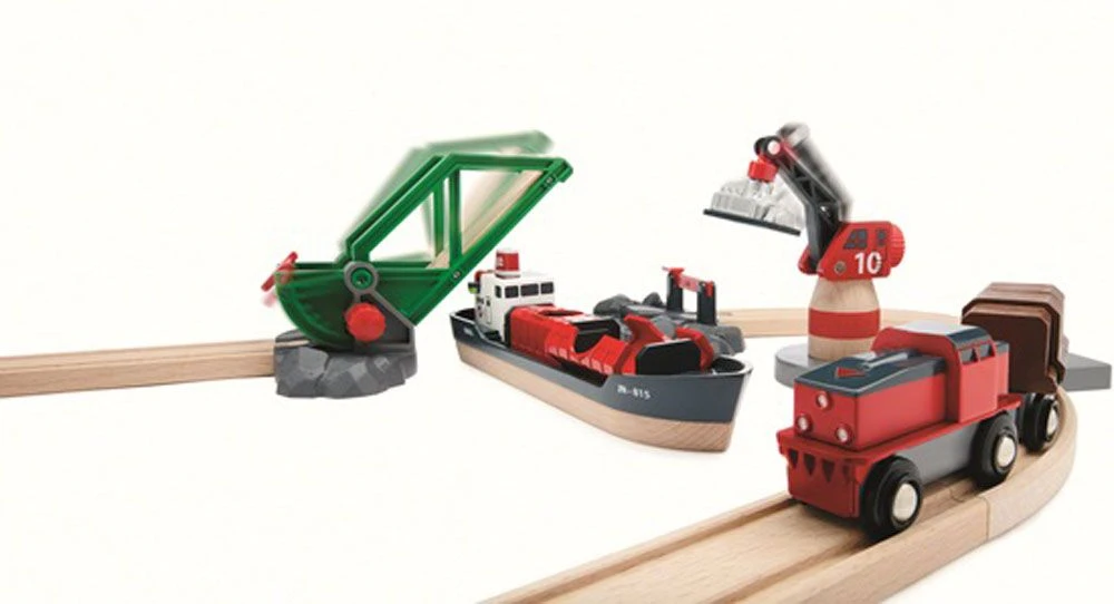 BRIO World Togbane - Havnesett 33061 4 BRIO World Togbane - Havnesett 33061 - Bilde 2