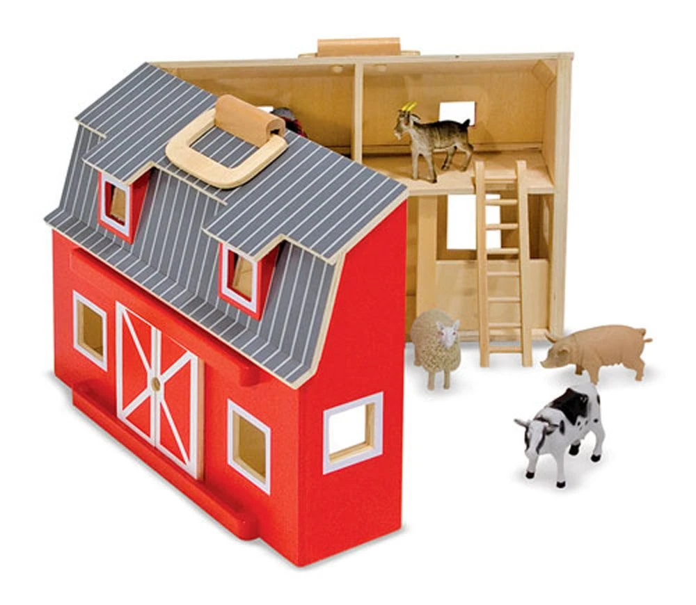 Melissa & Doug - Fold & Go Bondegård Med Figurer 4 Melissa & Doug - Fold & Go Bondegård Med Figurer - Bilde 2