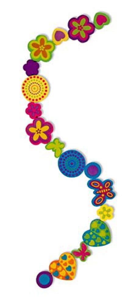 Melissa & Doug - Perlesett I Tre Blomster 4 Melissa & Doug - Perlesett I Tre Blomster - Bilde 2