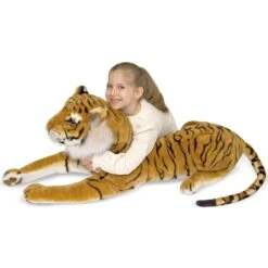 Melissa & Doug - Stor Tiger Plysjbamse 165 Cm -Cuddlebug Selger 62476 12 180453 h26715501