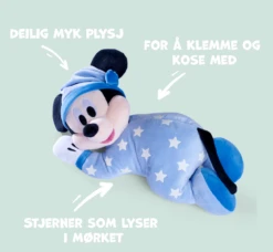 Disney Mikke Mus Plysjbamse 30cm - Sov Godt Mikke Mus -Cuddlebug Selger 6315870350 04 ig simba gid mickey 30cm 28norsk 29 259787 h62090134