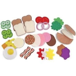 Melissa & Doug - Sandwich Sett I Filt 33 Deler -Cuddlebug Selger 67624 13 185364 hf7a89e6d