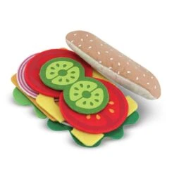 Melissa & Doug - Sandwich Sett I Filt 33 Deler -Cuddlebug Selger 67624 4 185364 hf7a89e6d