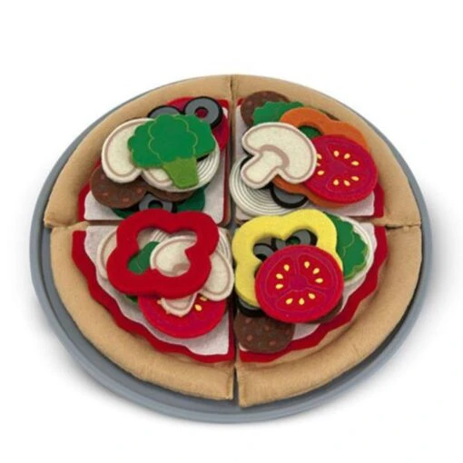 Melissa & Doug - Pizza Sett I Filt 42 Deler 4 Melissa & Doug - Pizza Sett I Filt 42 Deler -Cuddlebug Selger 67625 11 185365 hf7a89e6d