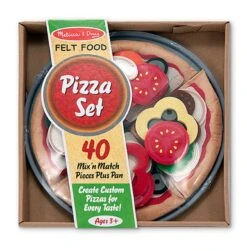 Melissa & Doug - Pizza Sett I Filt 42 Deler -Cuddlebug Selger 67625 4 185365 hf7a89e6d