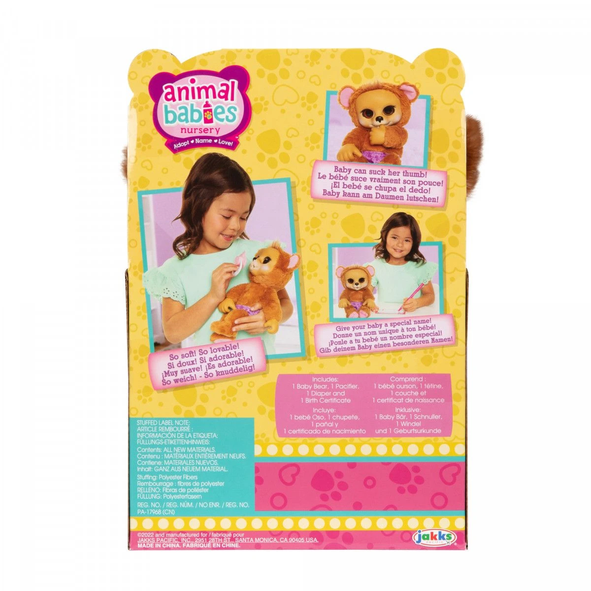 Animal Babies Bjørn 26 Cm - Bilde 3