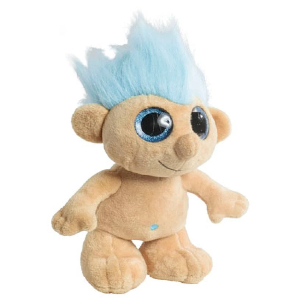 Molli Toys Plysjbamse - Troll 22 Cm Blå 3 Molli Toys Plysjbamse - Troll 22 Cm Blå