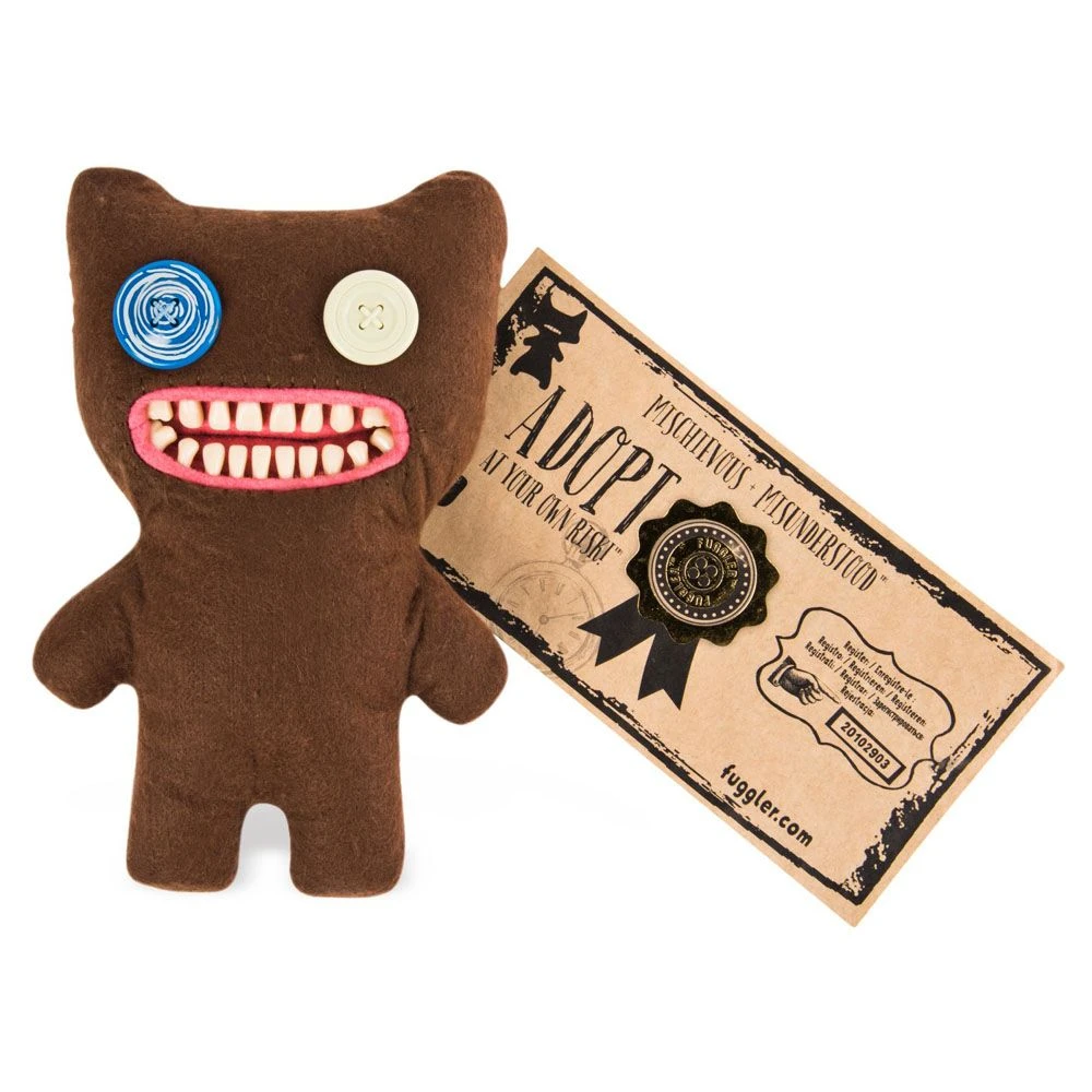 Fuggler Funny Ugly Monster - Mr. Buttons Plysj Figur 20 Cm 4 Fuggler Funny Ugly Monster - Mr. Buttons Plysj Figur 20 Cm - Bilde 2