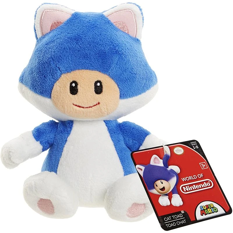 Super Mario Plysjbamse - Cat Toad 3 Super Mario Plysjbamse - Cat Toad
