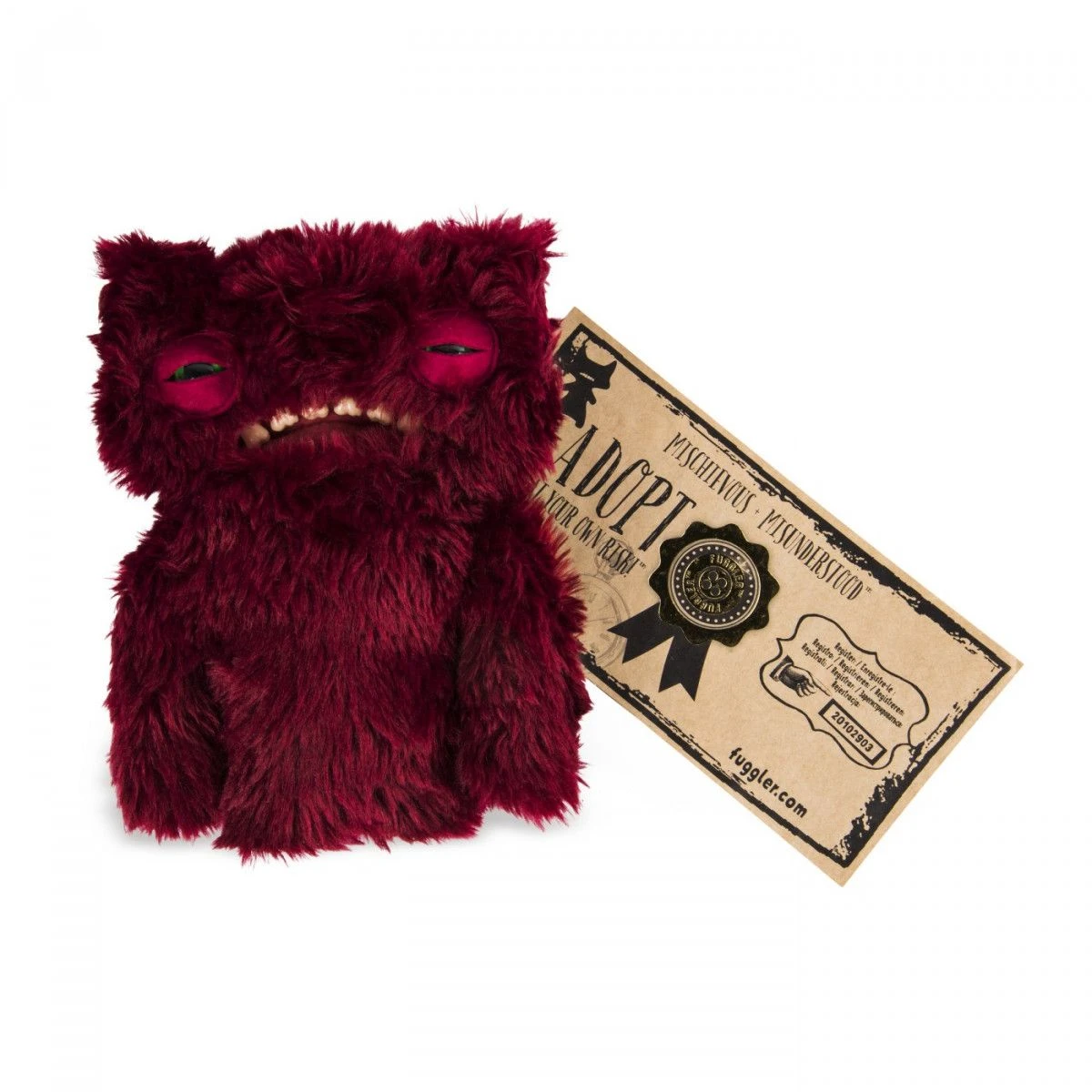 Fuggler Funny Ugly Monster - Wide-eyed Weirdo Plysj Figur 20 Cm 5 Fuggler Funny Ugly Monster - Wide-eyed Weirdo Plysj Figur 20 Cm - Bilde 3