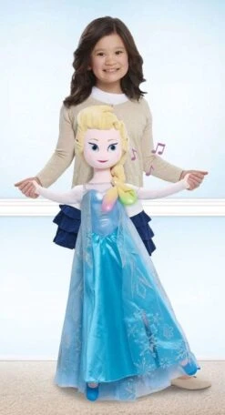 Disney Frost 2 Syngende Elsa - Plysj Dukke Som Måler Hele 80cm