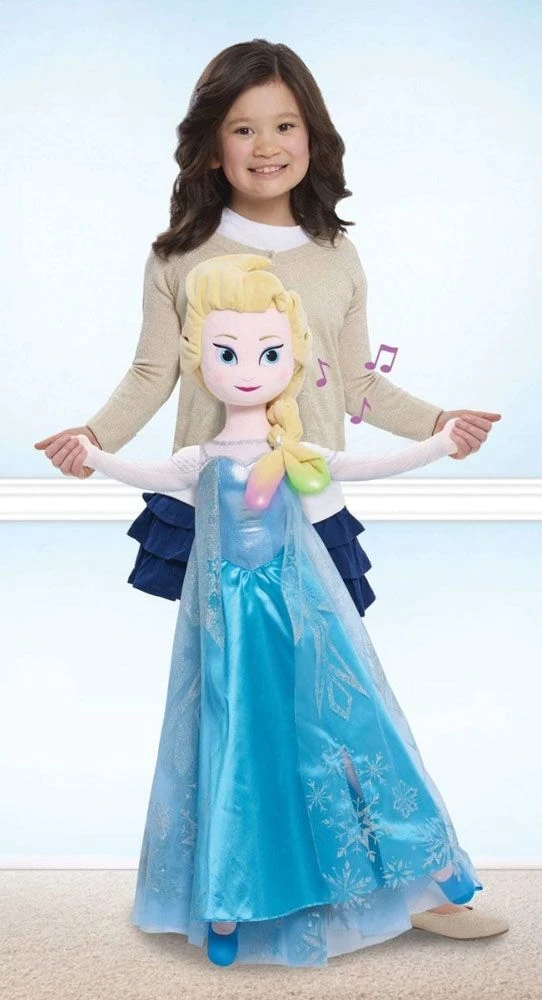 Disney Frost 2 Syngende Elsa - Plysj Dukke Som Måler Hele 80cm 3 Disney Frost 2 Syngende Elsa - Plysj Dukke Som Måler Hele 80cm