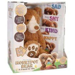 Storytime Friends Plysjbamse - Honeypot Bjørn Norsk Språk -Cuddlebug Selger honeypot talking bear 1 226698 hd1c5f26d