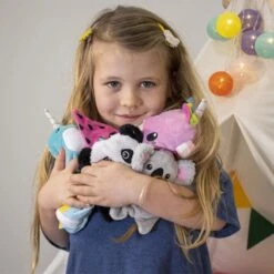 Zipstas Minisekk Med Plysjbamse - Enhjørning -Cuddlebug Selger img 4799 kopi 3 169572 h1244288b